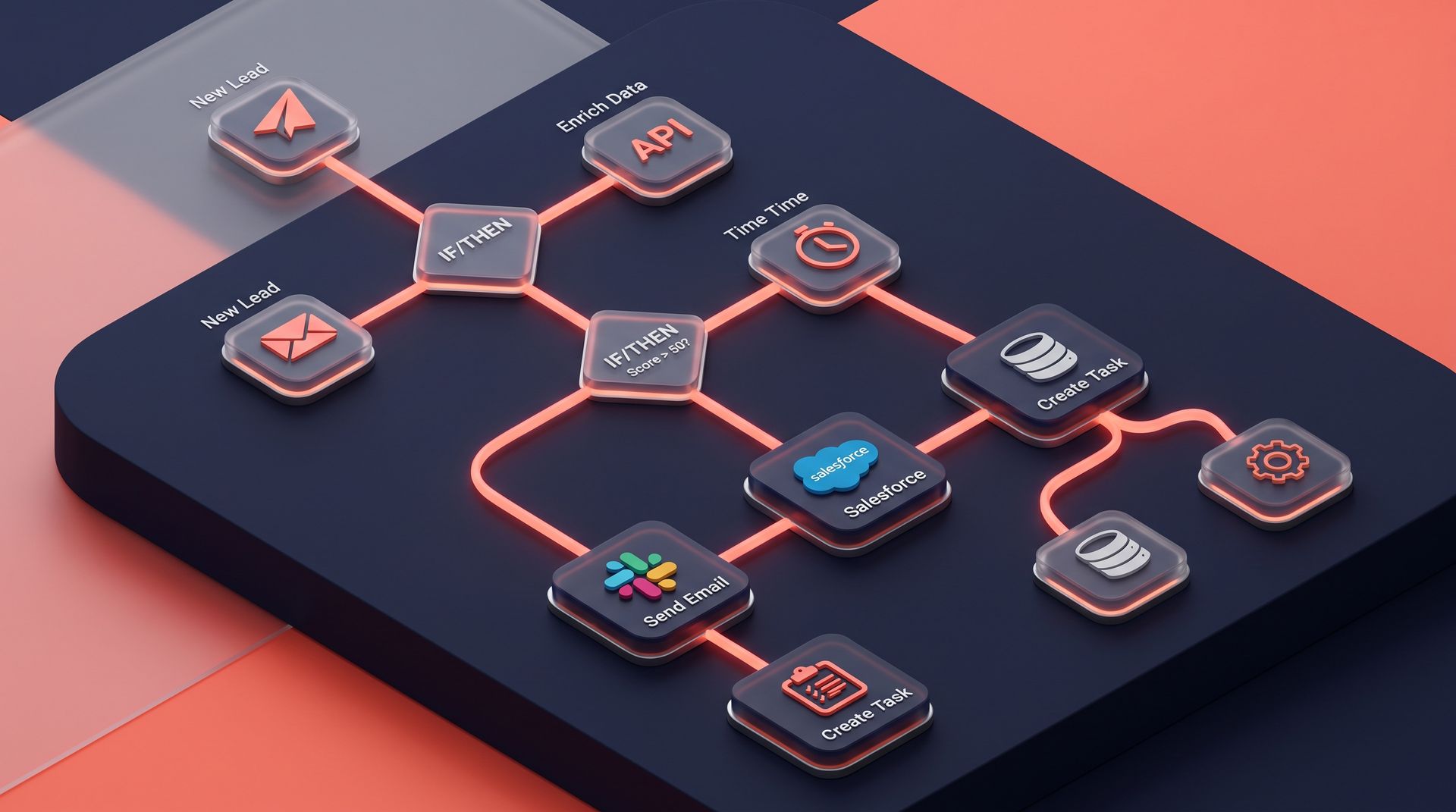 LoopNow visual workflow builder — drag-and-drop automation for India